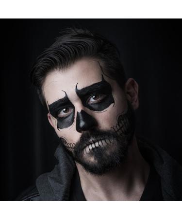 Buy Professional Black Body Paint Stick for Sports & Halloween - Blendable Cream Face Paint - 3pcs Clown Makeup Set | International Shipping - Buy Online on GoSupps.com