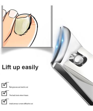 Nail Clipper Slant EDG Toenail Professional Grooming Kits Nail Care Tool Portable Travel Kit Nail Scissor (Color : C1) - Buy Online on GoSupps.com