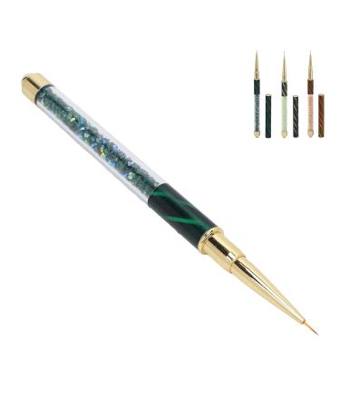 Buy Abbey Nail Strass Picker Dotting Pen - Dark Green Stripes | Manicure Liner for DIY Nail Art & Decoration | Perfect for Home & Nail Shops - International Shipping Available - Buy Online on GoSupps.com