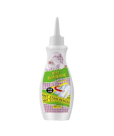 Spot Remover for Clothes Efficient Large Capacity Spray and Wash Stain Remover 120ml | Grease and Blood Stain Remover for Clothes Stain Remover for Fabric Hats Oil Red Wine Ink Armpit Foccar