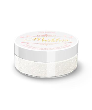 MARBLERS Cosmetic Grade Glittery Mica Powder Snow Prism 0.14oz (4g) | Glica | Non-Toxic | Vegan | Cruelty-Free | Eyeshadow Nail Polish Nail Art | Festival Rave & Party Makeup | Body & Face Glittery Mica 4g Glica Snow Prism