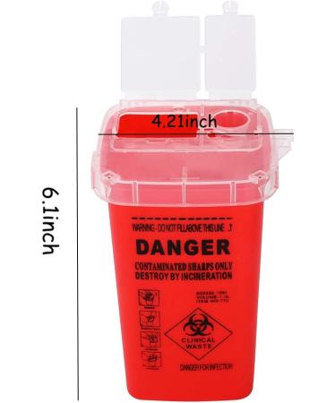 Sharps Disposal Container 5 Pack - 1 Quart Size, Needle Disposal - Buy Online on GoSupps.com