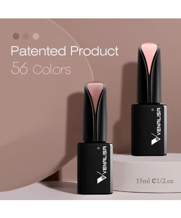 VENALISA 15ml Black Gel Nail Polish | Soak Off UV LED Nail Gel | Manicure Salon DIY at Home - Buy Online on GoSupps.com