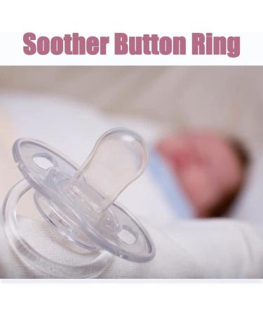 20 PCS Transparent Pacifier Holder O Rings | Safe Dummy Accessories & Chain Clips for Babies - International Shipping Available - Buy Online on GoSupps.com