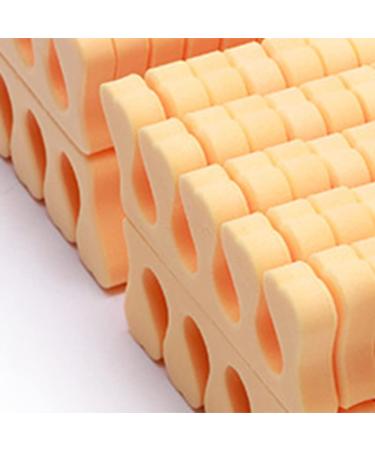100 Pieces Yellow Toe Separator - Soft Pedicure Nail Art Spacer & Divider Tool for Manicure & Gel Painting Accessories - Buy Online on GoSupps.com