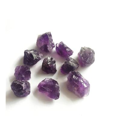 Crystal 10pcs Natural Raw Amethyst Crystal for Stones