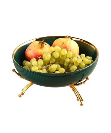 Fruit Basket Fruit Bowl Ceramic Fruit Bowl Modern Fruit Basket for Fruit Vegetables Breads Snacks Practical Fruit Holder Storage for Kitchen Counter Kitchen Organizers and Storage (Color : A)