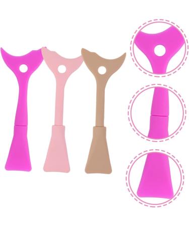 Mipcase 3pcs Eyeliner Eyeshadow Baffle Lash Stuff Eyeliner Applicator Silicone Make up Tools Eyelash Brush - Buy Online on GoSupps.com