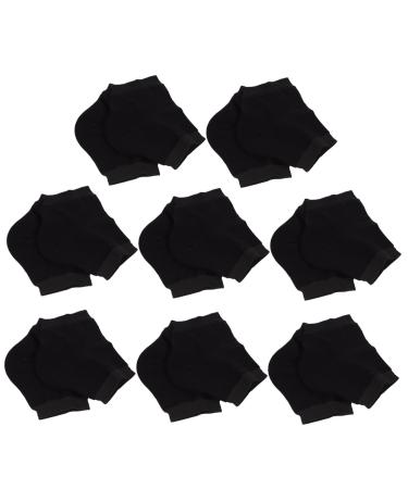 Housoutil 10 Pairs Silicone Heel Socks Compact Heel Sleeve Moisture Socks for Dry Feet Elastic Heel Socks Heel Socks for Cracked Heel Washable Heel Sleeve Casual Socks Foot 14x12cm