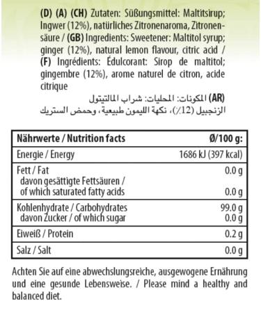 Buy IBONS Sugar-Free Lollipops 75g - Ginger Lemon Flavor | International Shipping - Buy Online on GoSupps.com