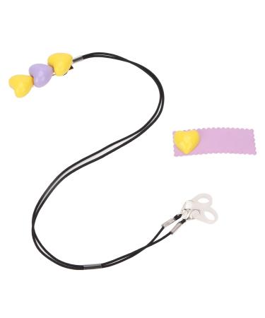 Hearing aid clip hearing aid anti-loss rope hearing aid lanyard BTE fixation cable for adults seniors and sound amplifiers hearing protection protection rope nylon ABS ear protection clip (both ears)