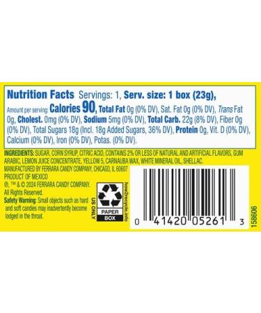 Lemonhead Original Lemon Candy 23 g - Buy Online on GoSupps.com