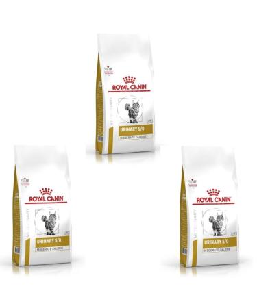 Royal Canin Veterinary Urinary N/A Moderate Calorie | Triple Pack | 3 x 400g | Dry Cat Food | Struvite Crystal Support | Fashion