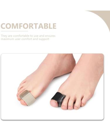 Minkissy Toe Separator Set - 4 Pairs Big Toe Spacers for Bunion Corrector and Hammer Toe Straightener - Hallux Valgus Relief and Thumb Splint Included - Buy Online on GoSupps.com