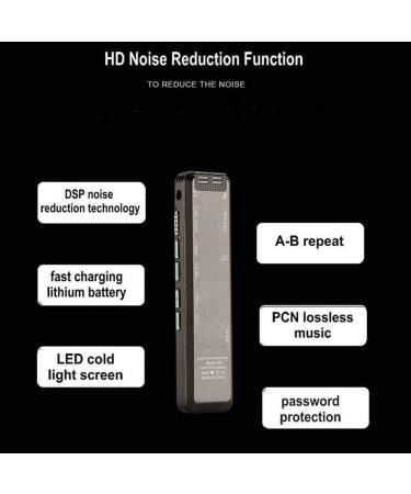 USB Digital Recording Pen - Stereo Support TF Card Recording Pen - HD Recording - Meeting Lecture Interview - Buy Online on GoSupps.com