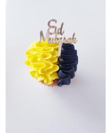 16 Eid Mubarak Cupcake Toppers Gold Eid Cake Toppers Eid Gift Tags Eid Gift Charms Hamper Tags Eid Charms Eid Cake Decorations. - Buy Online on GoSupps.com