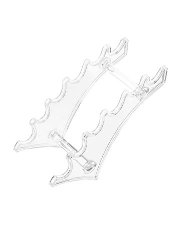 DOITOOL 1pc Desk Pen Storage Lipstick Pens Organizer Arc-shaped Writing Office Eyeliner Makeup Eyebrow