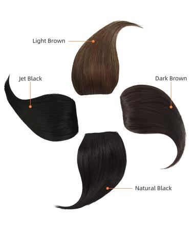 Thick Pony Clip-In Real Hair Fringe Extensions - Natural Look for Girls | Pitch Black - Buy Online on GoSupps.com