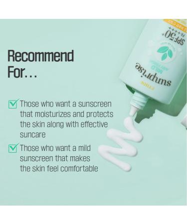ETUDE HOUSE Sunprise Mild Airy Finish Sun Milk SPF50+ | PA+++ | Sebum-Free 100% Mineral Sunscreen - Buy Online on GoSupps.com