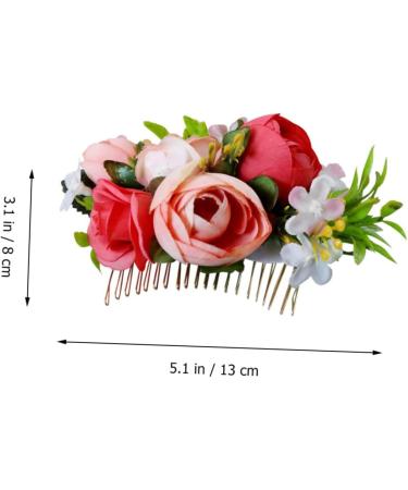 Didiseaon 1pc Wedding Hair Accessories Bridesmaid Hair Accessories Wedding Hair Comb Wedding Hair Decoration Wedding Party Hair Accessory Tiara Flower Decorations Flower Shape Hair Comb Bud - Buy Online on GoSupps.com
