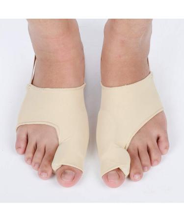 Big Toe Straightener Bunion Corrector Hallux Valgus Toe Separator with Anti-Slip Straps and Silicone Gels Pads for Pain Relief Bent Toes