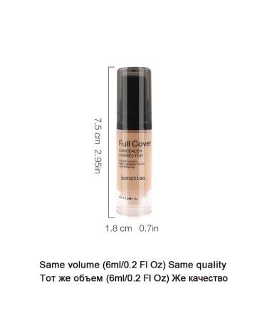 Allbestaye Full Coverage Concealer - Corrects Pimples Freckles & Scars | Moisturizing Skin Brightening Liquid Cream 04 - Buy Online on GoSupps.com