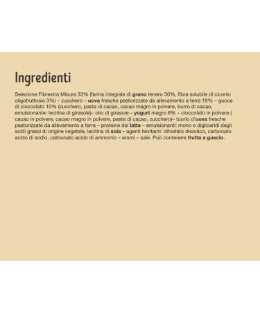  Italian Gourmet E.R. Misura Ciambelline con Chiacchi di Cioccolato Fibrextra Chocolate Donuts 100% Wholemeal Flour Rich in Fiber 230 g + Italian Gourmet Pulp 400 g Set of 6 - Buy Online on GoSupps.com