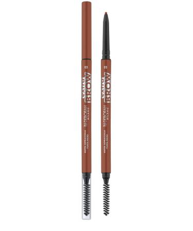 DEBORAH Deborah Milan - 24 Hour ExtraBrow Micropencil 02 Light Brown Long-lasting waterproof hyper-pigmented automatic pencil for full ultra-precise and natural-looking brows