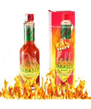 Tabasco Habanero Hot Sauce 55ml - Pack of 12 - Buy Online on GoSupps.com