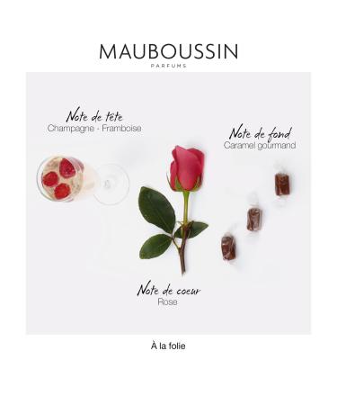 Mauboussin - A La Folie 100ml (3.3 Fl Oz) - Eau de Parfum for Women - Floral & Oriental Scents - Buy Online on GoSupps.com