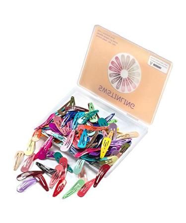 120Pcs Snap Hair Clips - 2 Inch Metal Barrettes in 40 Assorted Colors for Girls, Women, Kids - No Slip Hair Accessories in Cute Candy Colors - Buy Online on GoSupps.com