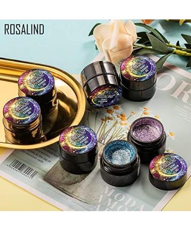 Rosalind 5ml Shiny Gel Nail Polish Painting Nail Art Vernis Semi Permanent Diamond Glitter Polish UV Nail Gel Top Coat Manicure - (Color: White Painting Gel) - Buy Online on GoSupps.com