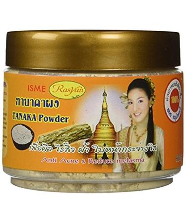 Isme Rasyan Thanaka Tanaka Powder 100% for Anti Acne & Reduce Melasma Natural Herbal 50g