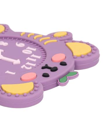 Teething Toy  Soft Silicone Cute Cartoon Animal Alarm Clock Shaped Oral Motor Chewy Tool Gum Relief for Boys and Girls Infants Toddlers(Type 1) - Buy Online on GoSupps.com