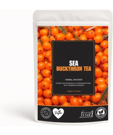 Sea buckthorn berry powder | More than 100 cups | Dried berries from the Himalayas of Ladakh | 100 g - Buy Online on GoSupps.com