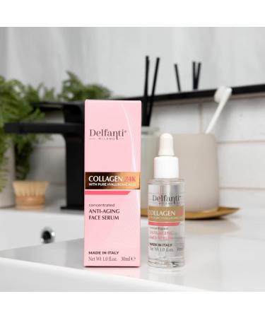 Buy Delfanti Milano 24K Collagen & Hyaluronic Acid Anti-Aging Serum - Made in Italy | International Shipping Available - Buy Online on GoSupps.com