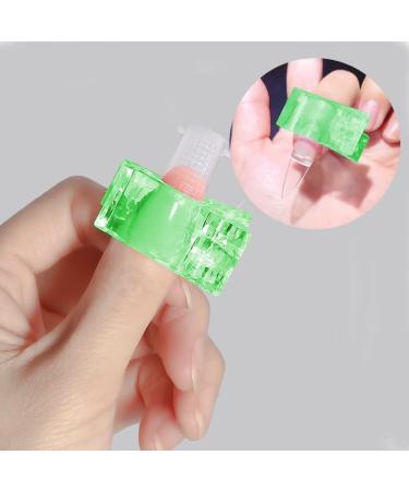 5 Pcs Transparent Polygel Nail Clips for Quick Building Gel - Nail Art Tool Clip Green - Buy Online on GoSupps.com
