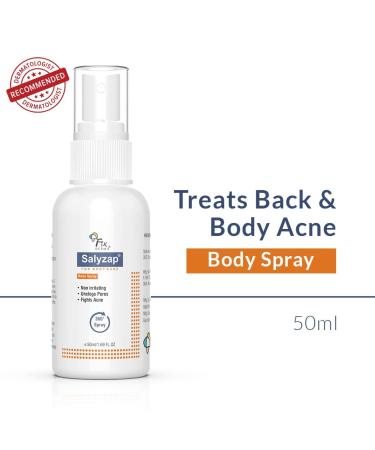 Buy Malar 2% Salicylic Acid Body Acne Spray - Treat Back Shoulders Neck & Chest Breakouts | 50ml for Men & Women - Buy Online on GoSupps.com