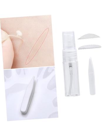 Angoily 1 Pack Spray Bottles Cosmetic Eyelid Patch Double Eyelid Sticker Eye Patch Travel Invisible 9*2cm As Shown