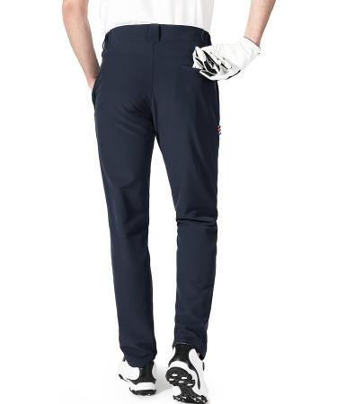 Buy Aoli Ray Men's Waterproof Golf Pants - Slim Fit Stretch Trousers in Navy | Perfect for International Shipping - Buy Online on GoSupps.com