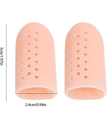 HOTBEST 20pcs Gel Big Toe Caps - Soft Silicone Toe Covers for Calluses Blisters & Hammer Toe Pain Relief | Antiskid & Washable Big Toe Protectors - Buy Online on GoSupps.com