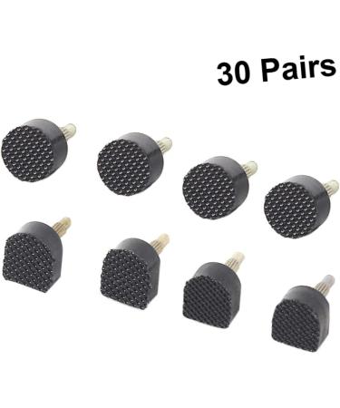 TENDYCOCO 30 Replacement Tap Shoe Pumps & High Heel Repair Kit - Women s Stiletto Tips & Sanitary Towel Holder in Medium Black - Buy Online on GoSupps.com