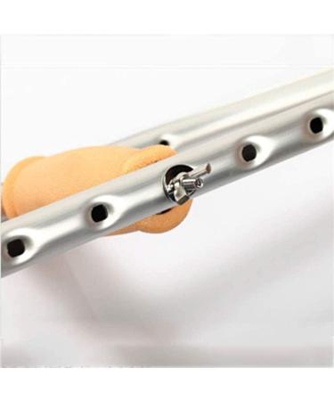 Crutches for Adults Underarm Underarm Crutches Push Button Adjustable Crutches Medical Aluminum Crutches with Comfortable Underarm Pad and Handgrip Great for Travel or Work Selfless dedication - Buy Online on GoSupps.com