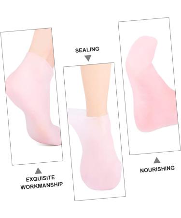 DOITOOL 3 Pairs Sock Moisturizing Gel Booties Dry Cracked Gel Spa Moisturizing Foot Birth Control Wallet Skin Protect Soles Lotion Features Pink Miss Moisturize Sebs Silicone Gel - Buy Online on GoSupps.com