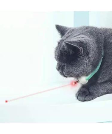 JAWKP Wearable Automatic Cat Toys with LED Lights Electric Smart Amusing Collar for Kitten Interactive Cat Toys for Indoor Cats Pet Exercise Toys USB Rechargeable Auto On/Off as shown - Buy Online on GoSupps.com