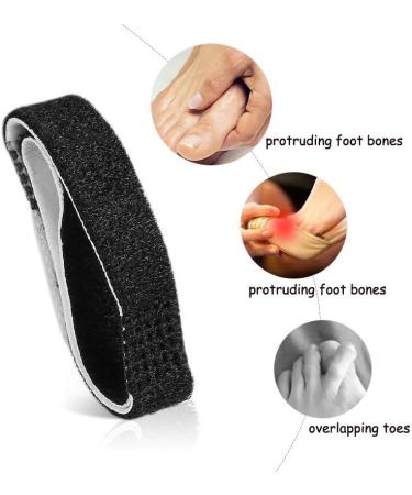 VIEEL Reusable Fabric Hammer Toe Wraps - Toe Corrector & Protectors (8 Pack) - Buy Online on GoSupps.com
