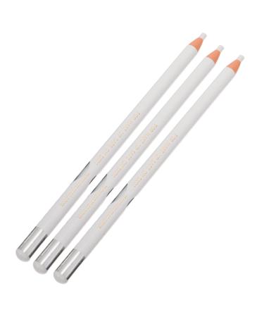 3 pi ces Crayon Eyeliner Blanc Imperm able Stylo Maquillage pour Yeux et Outil Pr cis pour Salon et Usage Personnel