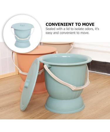 Cabilock Nach Pot with Lid - Portable Unisex Toilet for Kids & Adults | Travel & Home Use | 27.5 x 25.8 cm - Buy Online on GoSupps.com