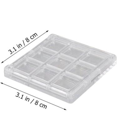 DOITOOL 9 Pcs Eye Shadow Box Eyeshadow Cosmetic Blusher Case Makeup Storage Case Highlighter Men and Women - Buy Online on GoSupps.com