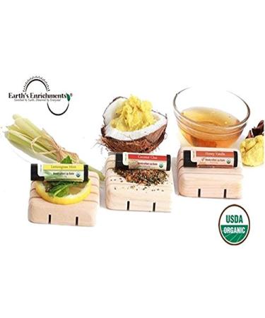 Lip Balm (USDA Organic) Coconut Chai Moisturizing Coconut Oil and Shea Butter  - Buy Online on GoSupps.com